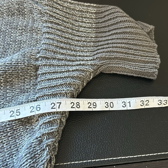 Wooden Ships Paola Buendia Chunky Rusna Knit Ombre Sweater Gray Sz S/M - Picture 9 of 11